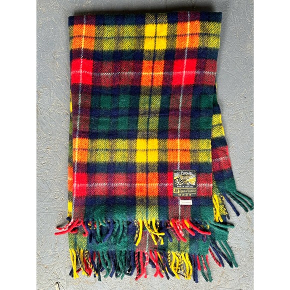 Edgar Of Scotland Bedding Vintage Edgar Of Scotland Plaid Wool